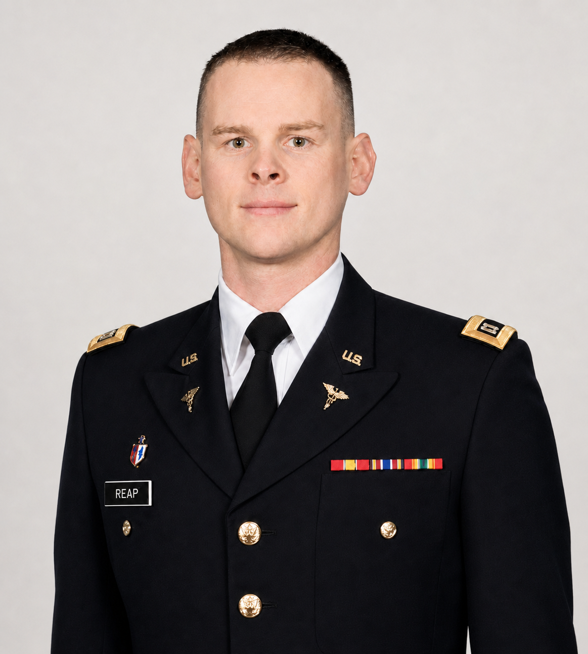 Captain Isaac in uniform